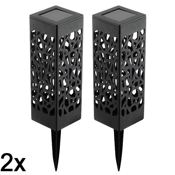 1x Dekorativní solární lampa (2 kusy) | GARDENIAS