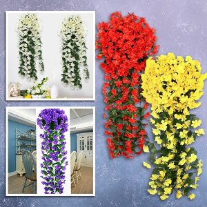 Realistické umělé závěsné květiny | HANGROSE