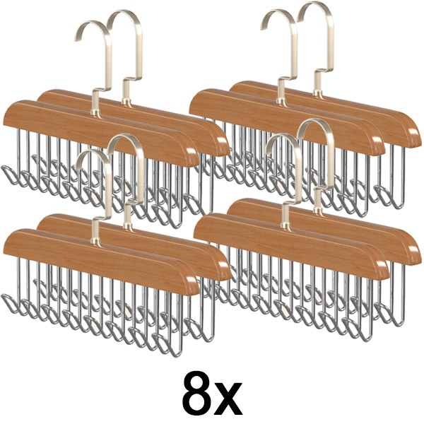 4x Protiskluzový věšák s 8 háčky (2 ks) | OCTAHANGER